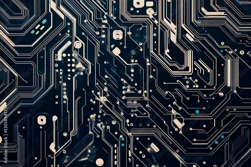Abstract close-up of a glowing blue digital circuit board, showcasing intricate connections and technological design on a black background.
Abstract close-up of a glowing blue digital circuit board, showcasing intricate connections and technological design on a black background.