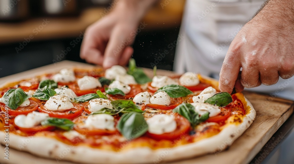 Chefs competing in a lively pizza cooking contest in front of an excited crowd for marketing campaigns Chefs competing in a lively pizza cooking contest in front of an excited crowd for marketing campaigns