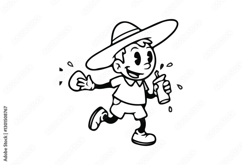 Prankster vectors, The concept of pranks centers around humor and mischief, often performed on friends or family to create laughter and amusement. These practical jokes rely on clever tricks,