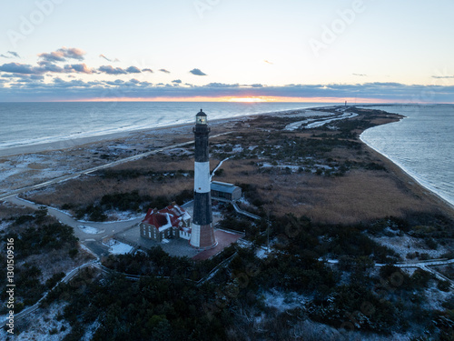 Obraz na płótnie Fire Island Lighthouse - Long Island, New York w salonie