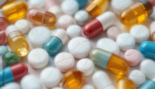 Exploring pharmaceutical diversity medical research lab product collection clinical environment close-up health awareness