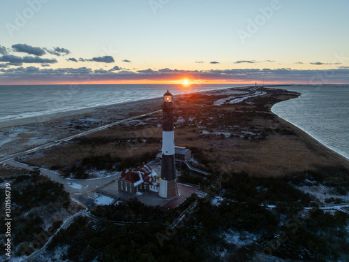 Obraz na płótnie Fire Island Lighthouse - Long Island, New York w salonie