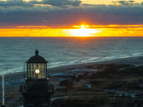 Obraz na płótnie Fire Island Lighthouse - Long Island, New York w salonie