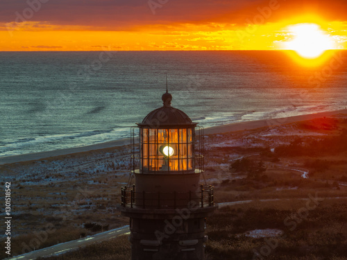 Obraz na płótnie Fire Island Lighthouse - Long Island, New York w salonie
