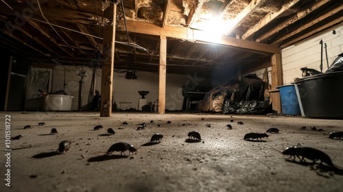 Eco-Friendly Infestation Management in a Basement Workshop