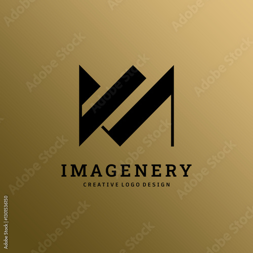 Letter J Logo Vector for Bussines or Branding, Luxury Black Gold, Minimal black design for corporate sign. Initial J logo design template on Gold background.