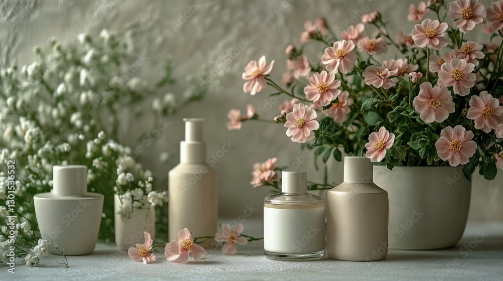 custom made wallpaper toronto digitalBeautiful Arrangement of Fresh Roses and Delicate Flowers in a Sunlit Indoor Setting