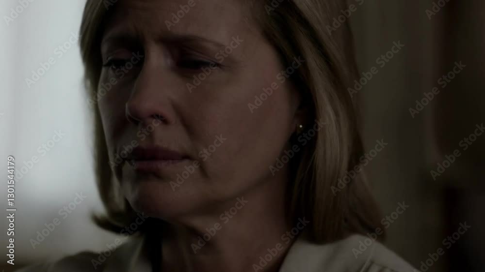 Emotional Confrontation in a Dimly Lit Room Reveals Inner Conflict and Tension Emotional Confrontation in a Dimly Lit Room Reveals Inner Conflict and Tension