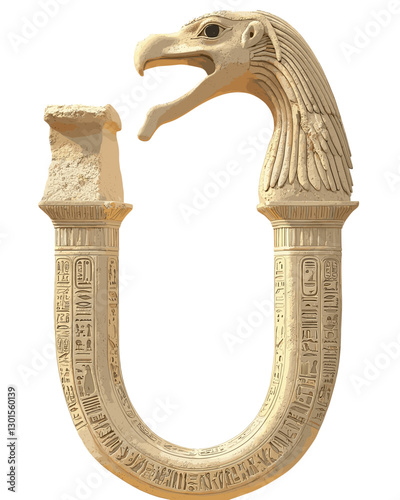 Ancient Egyptian Falcon-Amulet with Hieroglyphs: Symbolism, Sacred Artifacts, Stone Craft, Falcon Deity, Pharaonic Heritage, Ancient Egypt Artifacts, Archaeology Insight