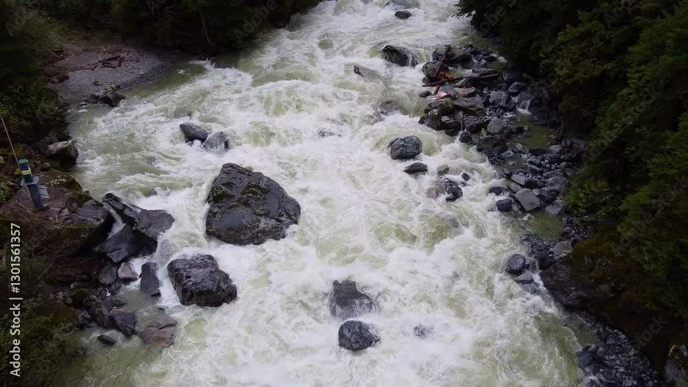 Rushing River White Water slow motion