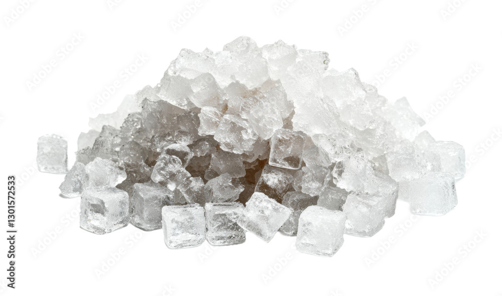 Ice cubes for chilling beverages or food, perfect addition for parties or summer gatherings while enjoying refreshing drinks, cut out