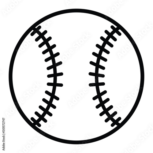Baseball silhouette Vector