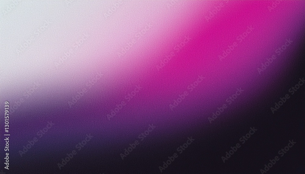 Fototapeta premium Abstract grainy gradient background purple pink orange black glowing color wave dark backdrop noise texture banner poster header design