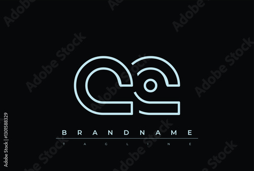 QQ Technology Letter  Logo Template. This tech letter logo is a graphic mark that uses letters to represent a technology company.