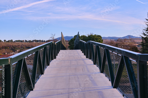 Walkway to the mountain