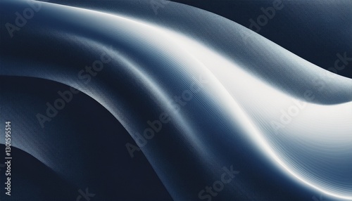 Wallpaper Mural Dark blue gray white black glowing grainy background, abstract light wave noisy texture banner header cover design Torontodigital.ca