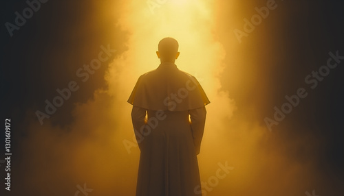fading into eternity: a symbolic tribute to the holy father
