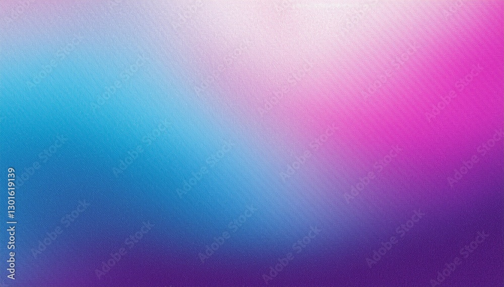 Fototapeta premium Grainy texture background blue purple pink white noisy gradient banner poster header backdrop design