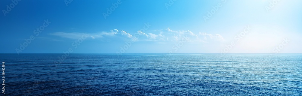 Fototapeta premium beautiful seascape blue sea and sky