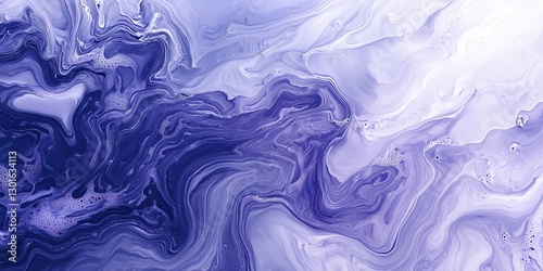 Abstract background with swirling patterns in shades of blue and purple, resembling a liquid marble texture