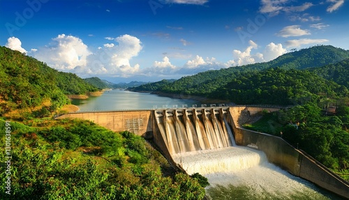 dam on the river