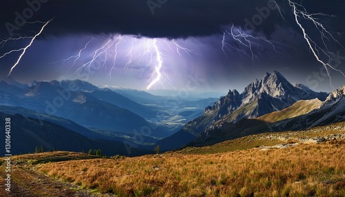 high mountain landscape
