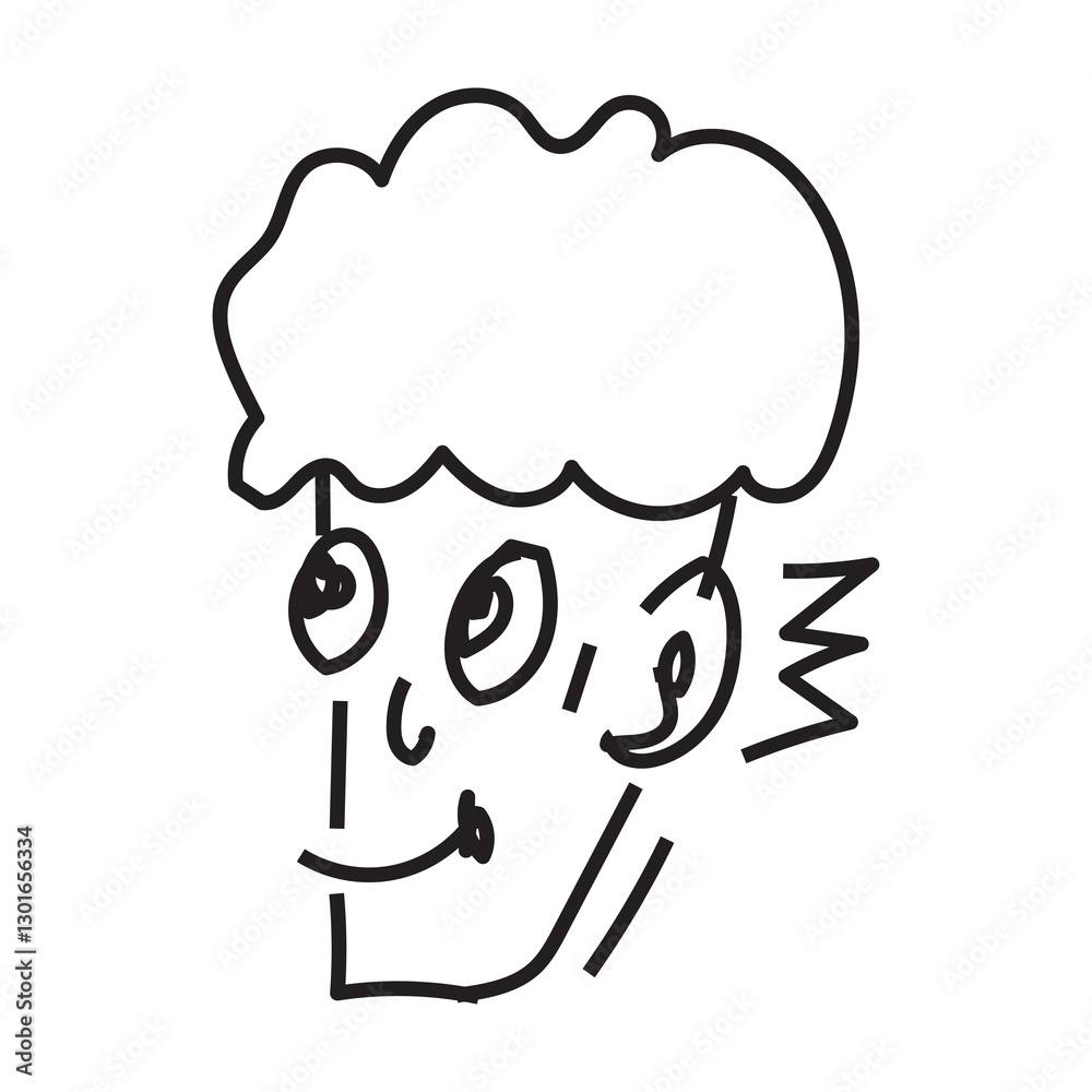 Vector Doodle Illustrations in various abstract shapes Vector Doodle Illustrations in various abstract shapes