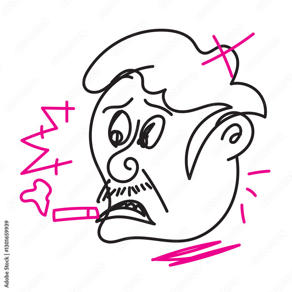 Vector Doodle Illustrations in various abstract shapes Vector Doodle Illustrations in various abstract shapes