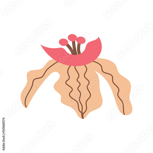 vector illustration of flowers in feminine style