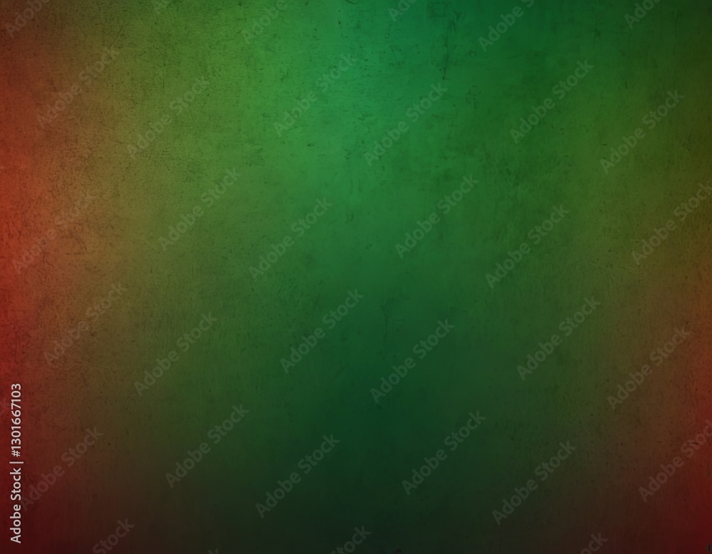 Fototapeta premium A textured gradient background in deep red and green tones, creating a dynamic and vibrant atmosphere.