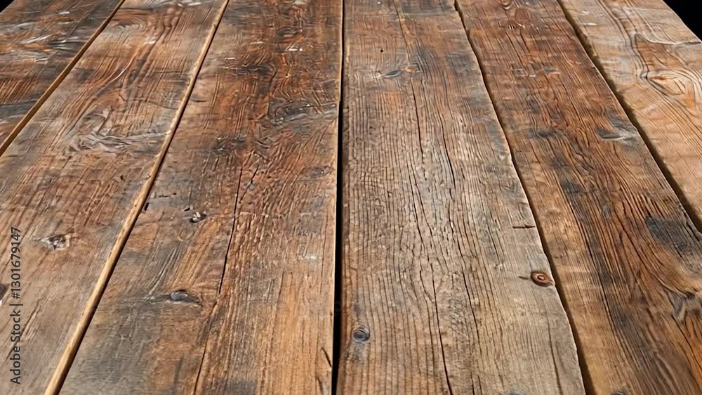 Close-up view of weathered wooden planks arranged in a rustic pattern on a dark background Close-up view of weathered wooden planks arranged in a rustic pattern on a dark background