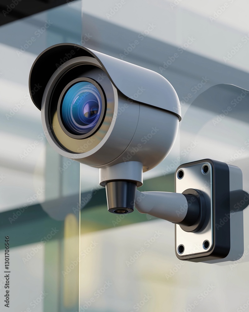 Security Camera: Vigilant Eyes on the Wall - Monitoring System, Security Tech
