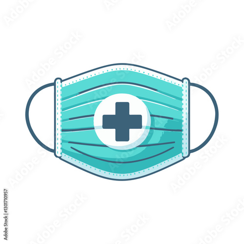 medical mask illustration