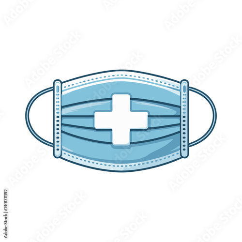 medical mask illustration