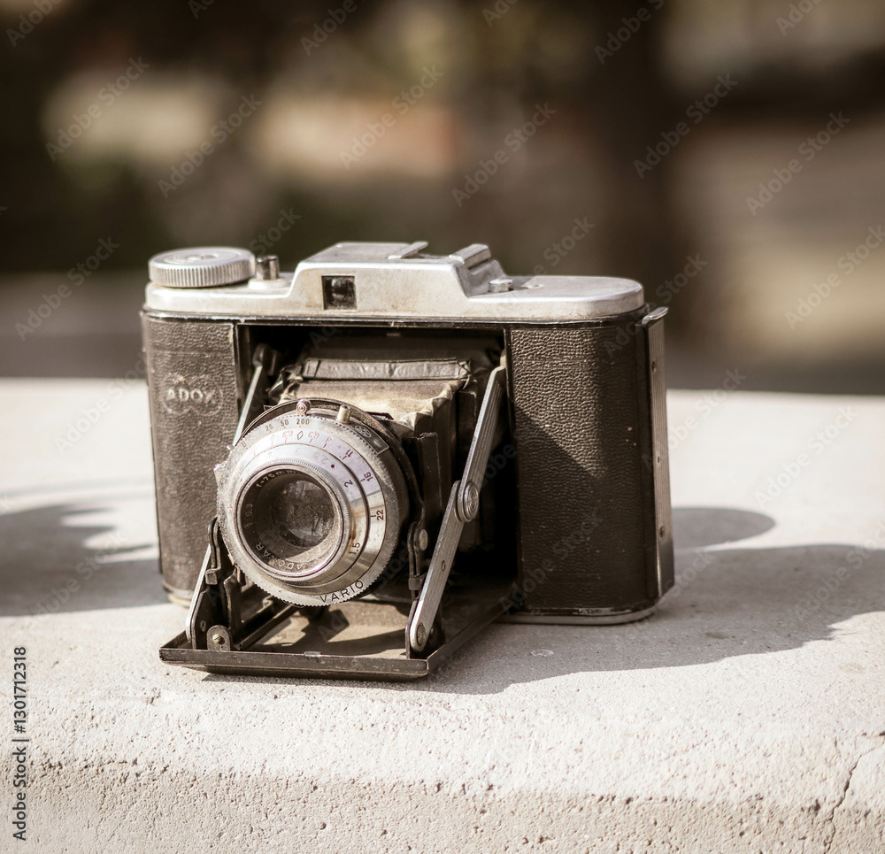 old and classic camera for sale at Dry Bridge Market in Tbilisi Georgia