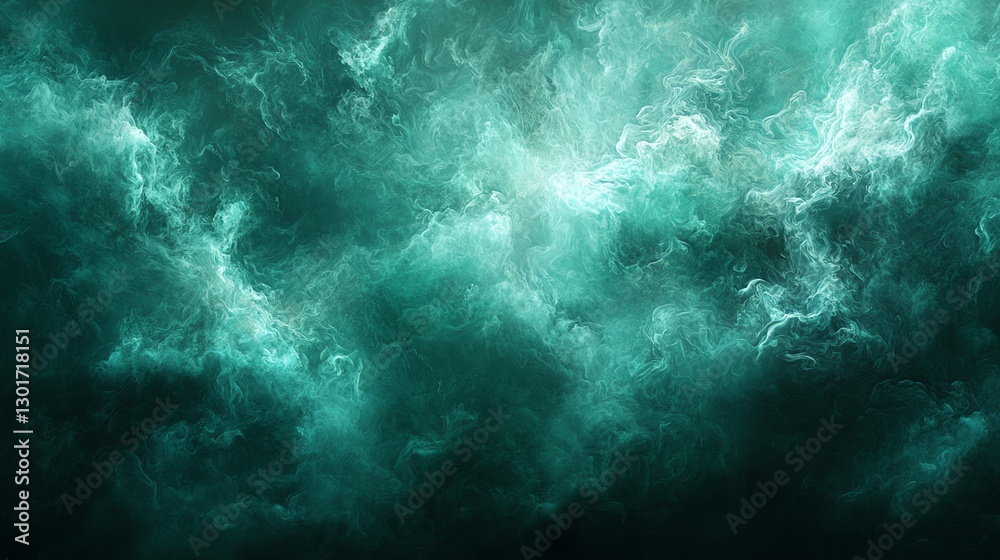 Ethereal green smoke swirling against a dark backdrop, creating a mystical ambiance. Ethereal green smoke swirling against a dark backdrop, creating a mystical ambiance.