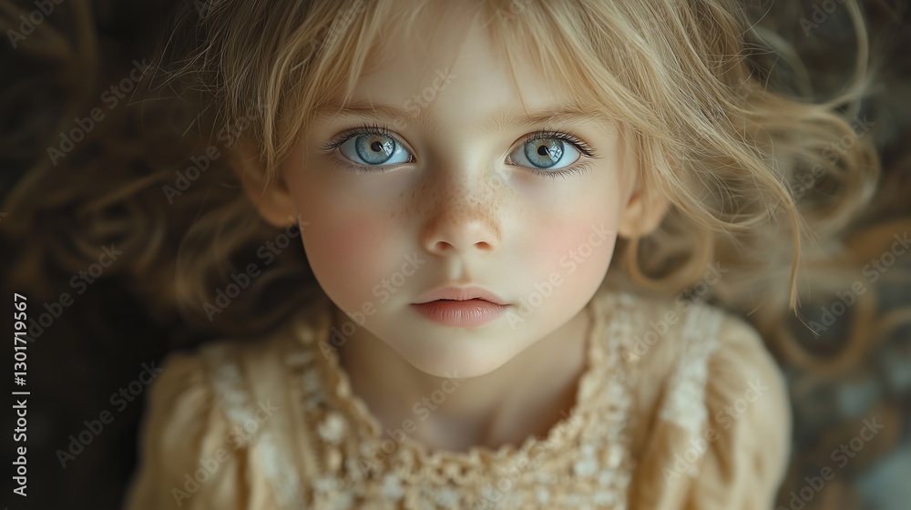 A Touching and Emotional Scene of a 3-Year-Old Girl A Touching and Emotional Scene of a 3-Year-Old Girl