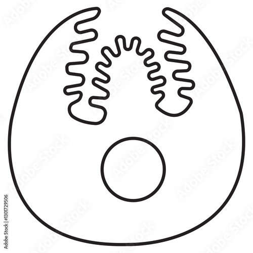 Parietal cell line icon
