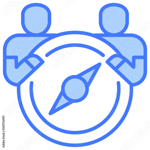 Direction Blue Icon