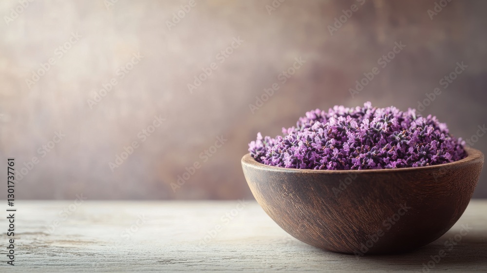 Aromatherapy Essentials with Flowers on Rustic Table