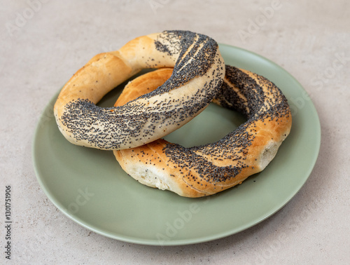 Krakow pretzel (bagels) with seed of poppy
