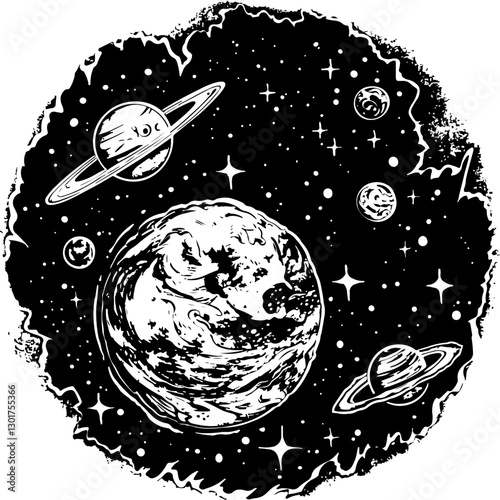 space, astronaut, planet, spacecraft, meteorite, vector, sport, illustration, grunge, music, art, design, silhouette, skateboard, people, drawing, skate, ink, poster, sketch, men