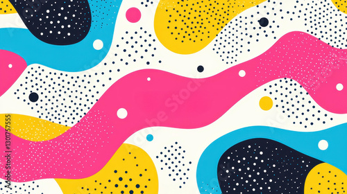 Eyecatching abstract design with vibrant colors. Perfect for brochures, posters, and banners to stand out