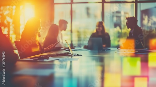 A modern meeting room where experts talk about supply chain plans, teamwork, and better ways to move goods.