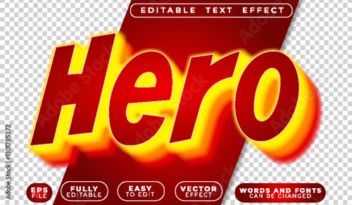 Hero Kids Toys Fully Editable Vector Text File