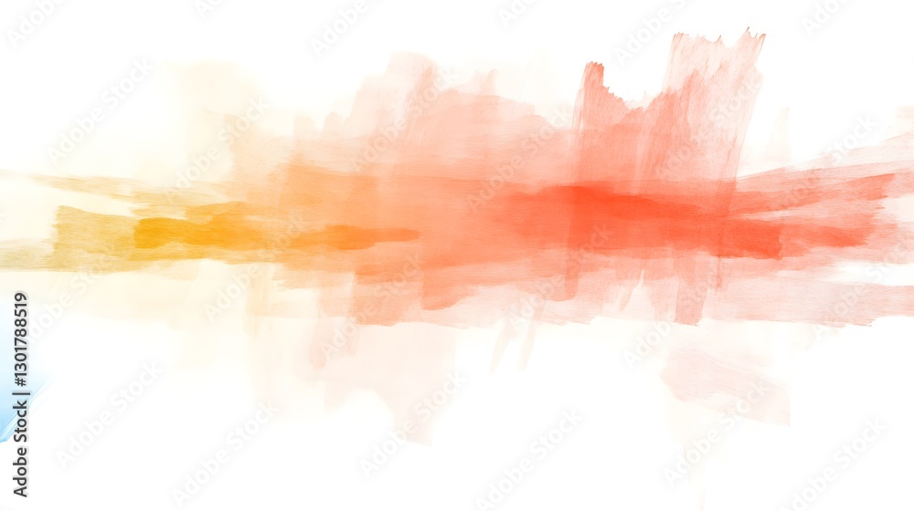 Obraz premium Abstract Watercolor Background with Vibrant Colors and Brush Strokes