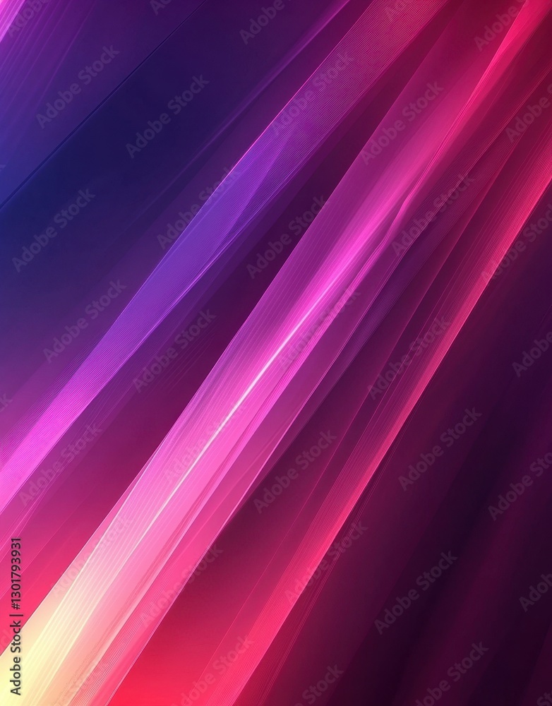 Fototapeta premium Elegant Abstract Gradient Background with Flowing Lines in Vibrant Purple, Pink, and Blue Shades for Creative and Modern Design Projects