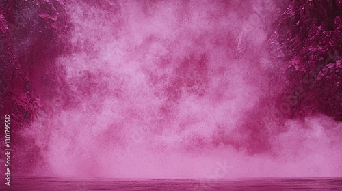 Pink and Purple Abstract Powder Explosion Background