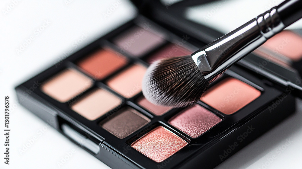 Modern Cosmetics and Makeup Tools Background Modern Cosmetics and Makeup Tools Background