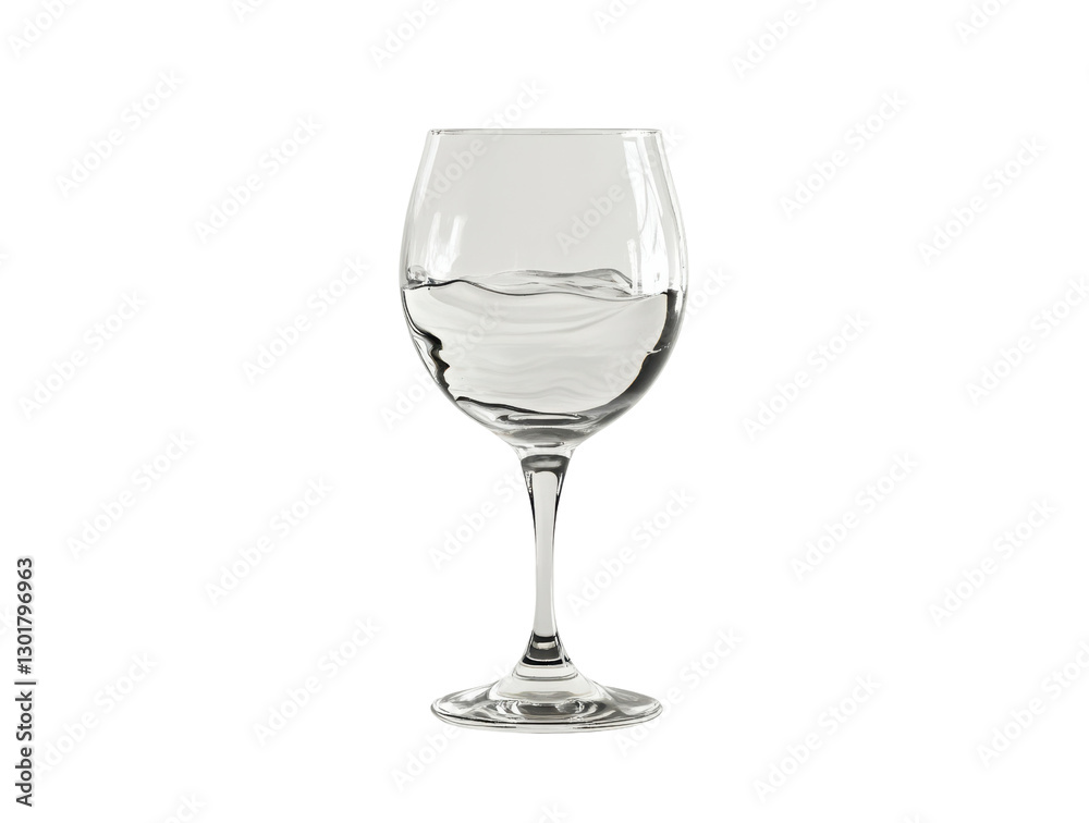 Glass of water in cup front view on transparent background, high resolution photo Glass of water in cup front view on transparent background, high resolution photo